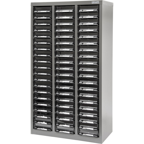 Casiers pour pi&egrave;ces KPC-300, Acier galvanis&eacute;, 60 tiroirs, 21-3/10" x 10-2/5" x 36-9/10", Gris Northern Industrial Supply Inc.