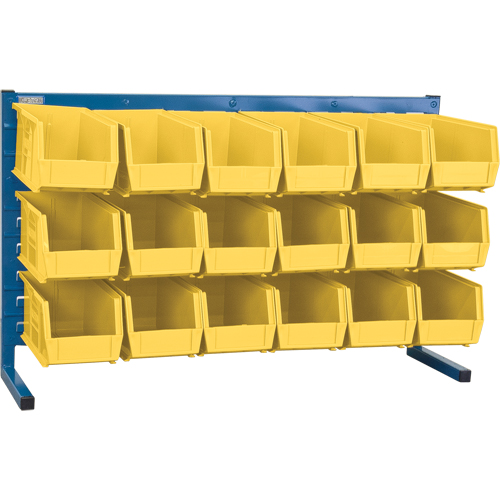 Rayonnage &agrave; persienne avec bacs, 18 bacs, 36" la x 8-1/4" p x 22" h Northern Industrial Supply Inc.