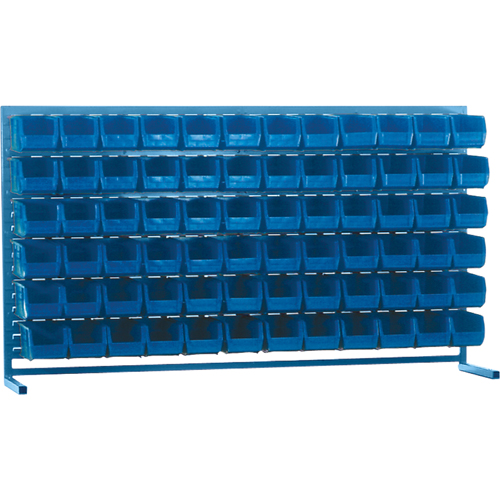 Rayonnage &agrave; persienne avec bacs, 72 bacs, 72" la x 15" p x 40" h Northern Industrial Supply Inc.