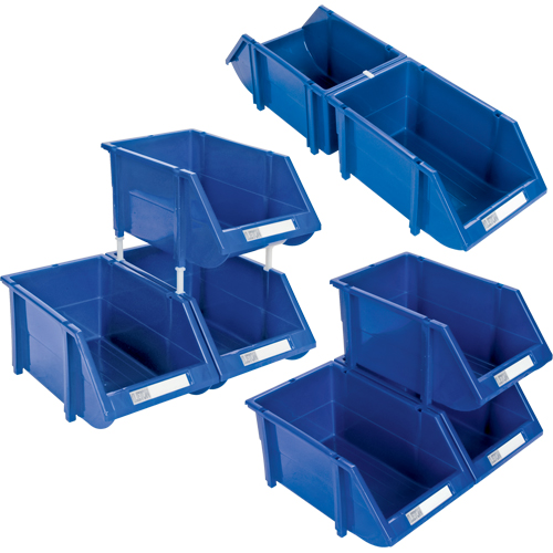 Stack & Hang Bin, 7-7/8" W x 7" H x 17-11/16" D, Green Northern Industrial Supply Inc.