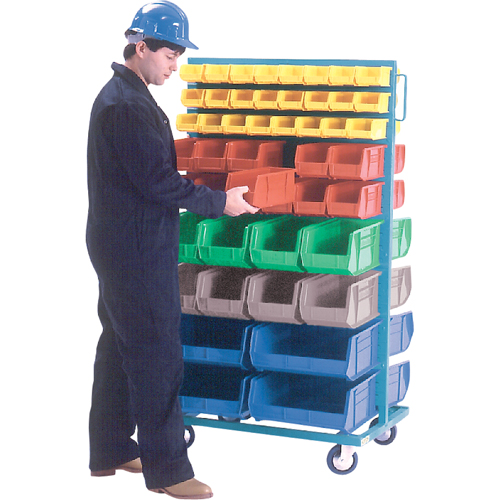 Supports mobiles pour contenants - &agrave; deux c&ocirc;t&eacute;s, 0 bacs, 36" la x 24" p x 67-1/2" h Northern Industrial Supply Inc.