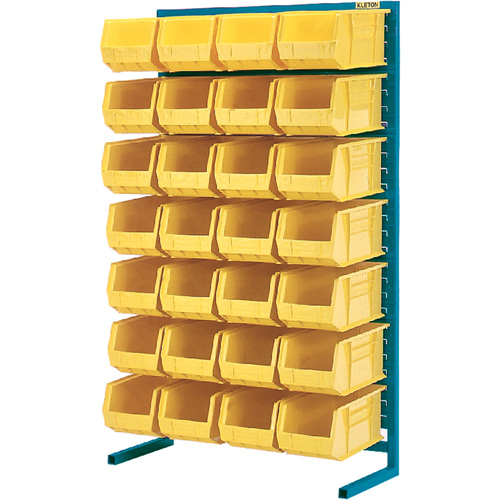 Support stationnaire pour bacs &agrave; un c&ocirc;t&eacute;, 36" la x 12" p x 61" h, 28 bacs Northern Industrial Supply Inc.