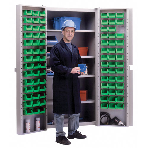 Armoire &agrave; combinaison avec porte creuse, 38" la x 24" p x 72" h, 4 tablettes Northern Industrial Supply Inc.