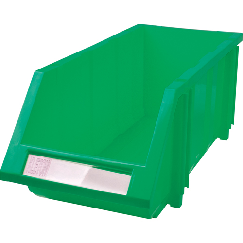Stack & Hang Bin, 7-7/8" W x 7" H x 17-11/16" D, Green Northern Industrial Supply Inc.