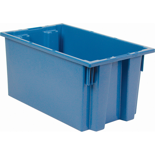 Contenants Stack & Nest, 9" x 18" x 11", Bleu Northern Industrial Supply Inc.