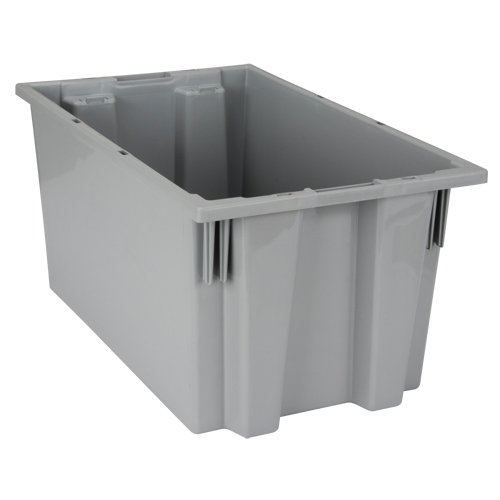 Contenants Stack & Nest, 9" x 18" x 11", Gris Northern Industrial Supply Inc.