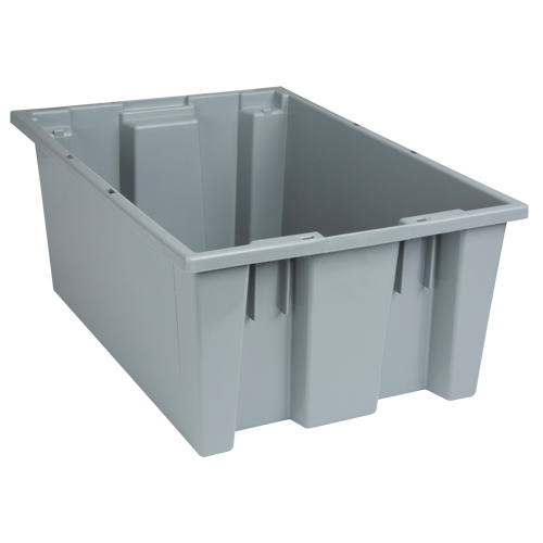 Contenants Stack & Nest, 8" x 19,5" x 13,5", Gris Northern Industrial Supply Inc.