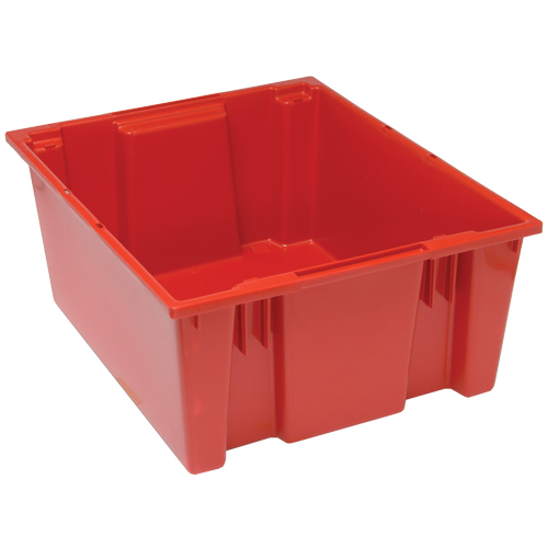 Contenants Stack & Nest, 10" x 23,5" x 19,5", Rouge Northern Industrial Supply Inc.
