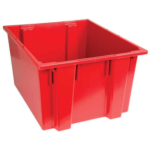 Contenants Stack & Nest, 13" x 23,5" x 19,5", Rouge Northern Industrial Supply Inc.