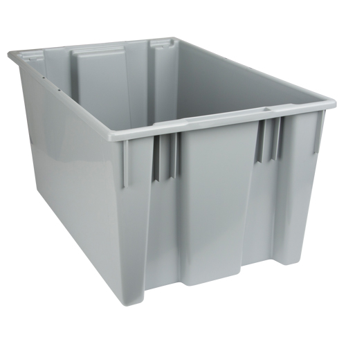 Contenants Stack & Nest, 15" x 29,5" x 19,5", Gris Northern Industrial Supply Inc.