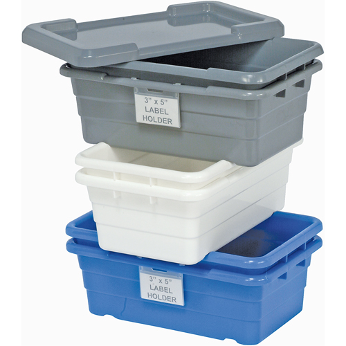 Bacs empilables en crois&eacute;, 11" la x 17,25" p x 12" h, Gris Northern Industrial Supply Inc.