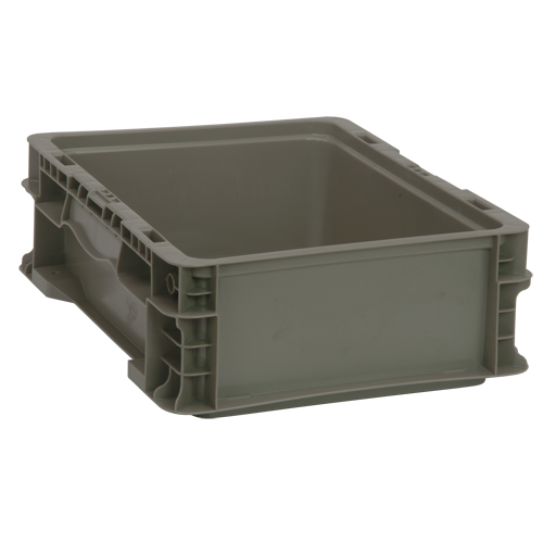 Contenant pliable et empilable, 15" la x 12" p x 5" h, Gris Northern Industrial Supply Inc.
