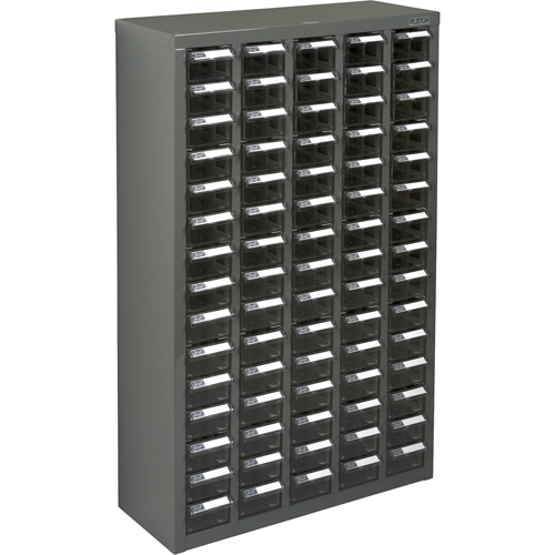 Casiers pour pi&egrave;ces KPC-600, Acier galvanis&eacute;, 75 tiroirs, 23-1/10" x 8-7/10" x 36-9/10", Gris Northern Industrial Supply Inc.