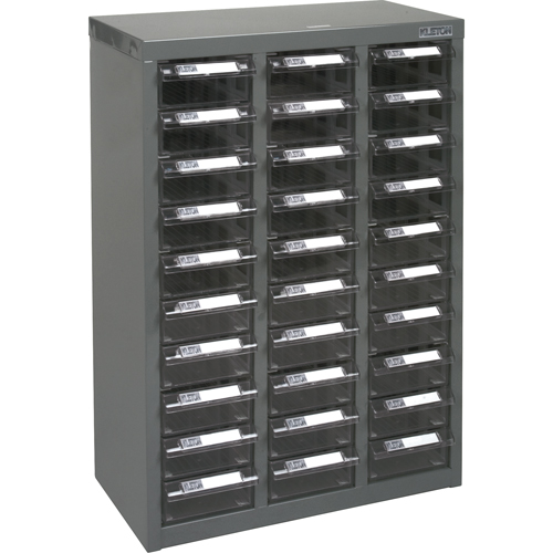 Casiers pour pi&egrave;ces KPC-700, Acier galvanis&eacute;, 30 tiroirs, 17-1/2" x 8-7/10" x 25-3/10", Gris Northern Industrial Supply Inc.
