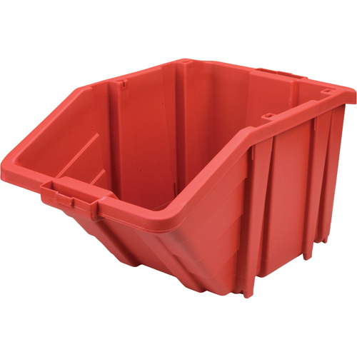 Bac g&eacute;ant en plastique, 15-1/2" la x 13" H x 25" p, Rouge, Capacit&eacute; 200 lb Northern Industrial Supply Inc.