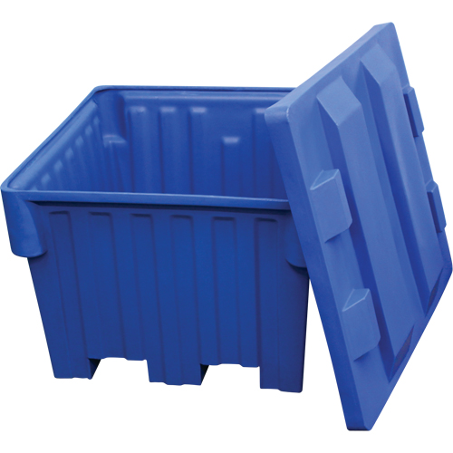 Bacs emboîtables pour chariot &eacute;l&eacute;vateur, 42" la x 48" p x 30" h, Bleu Northern Industrial Supply Inc.