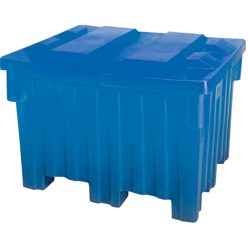 Bacs emboîtables pour chariot &eacute;l&eacute;vateur, 42" la x 48" p x 30" h, Bleu Northern Industrial Supply Inc.