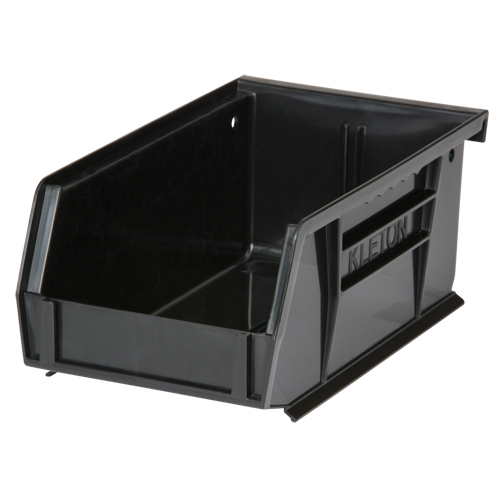 Bac empilable & &agrave; suspendre, 4-1/8" la, 3" h x 7-3/8" p, Noir Northern Industrial Supply Inc.