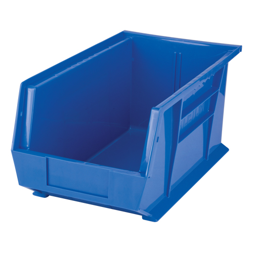Stack & Hang Bin, 8-1/4" W x 7" H x 14-3/4" D, Blue Northern Industrial Supply Inc.