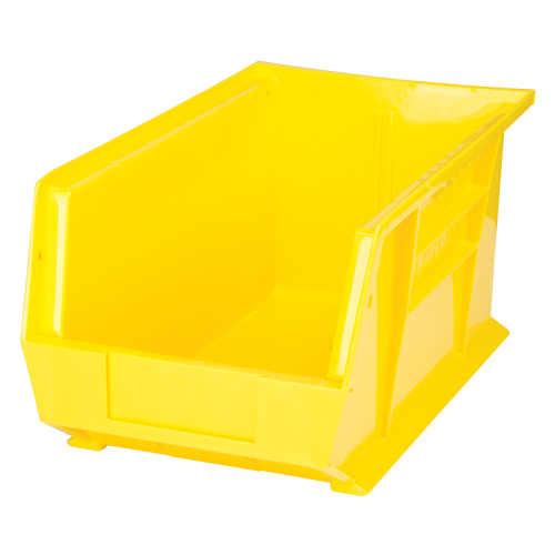 Stack & Hang Bin, 8-1/4" W x 7" H x 14-3/4" D, Yellow Northern Industrial Supply Inc.