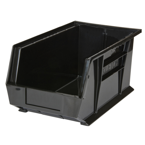 Bac empilable & &agrave; suspendre, 8-1/4" la, 7" h x 14-3/4" p, Noir Northern Industrial Supply Inc.