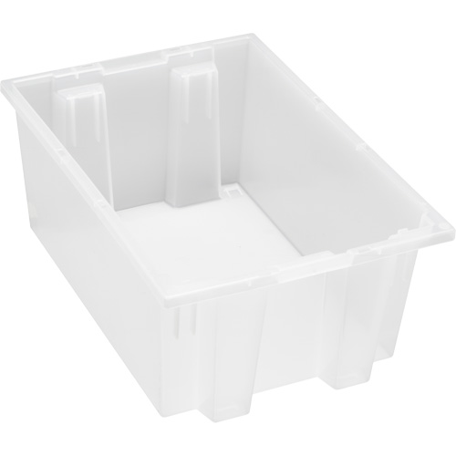 Contenant robuste Stack & Nest, 8" x 13,5" x 19,5", Transparent Northern Industrial Supply Inc.