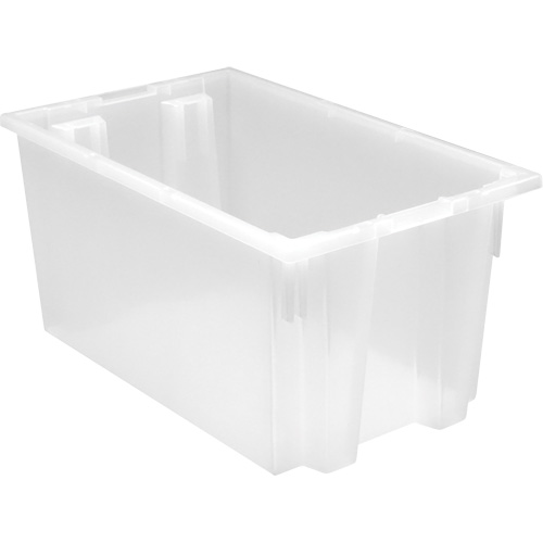 Contenant robuste Stack & Nest, 12" x 19,5" x 23,5", Transparent Northern Industrial Supply Inc.
