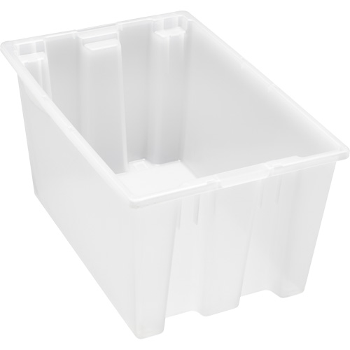 Contenant robuste Stack & Nest, 15" x 19,5" x 29,5", Transparent Northern Industrial Supply Inc.