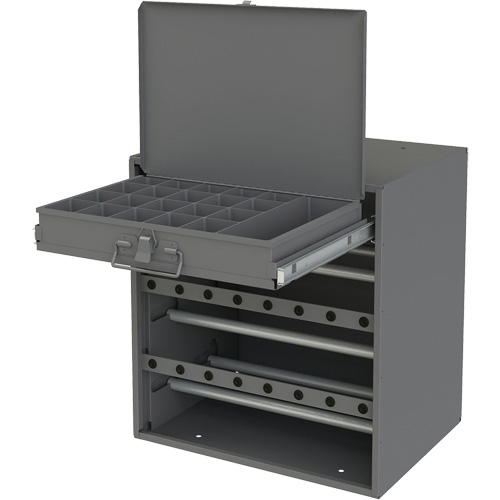 Armoire d'entreposage pour fil et borne, Acier, 1 tiroirs, 15-9/16" x 11-7/8" x 16-3/8", Gris Northern Industrial Supply Inc.