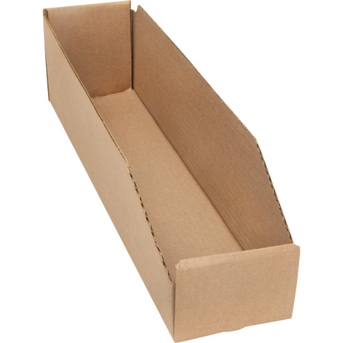 Deep Corrugated Parts Bins, 3-3/4" W x 17-1/4" D x 4-1/2" H, Beige Northern Industrial Supply Inc.