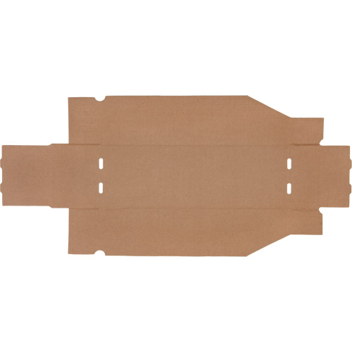 Boîtes profondes en carton ondul&eacute;, 5-3/4" la x 17-1/4" p x 4-1/2" h, Beige Northern Industrial Supply Inc.