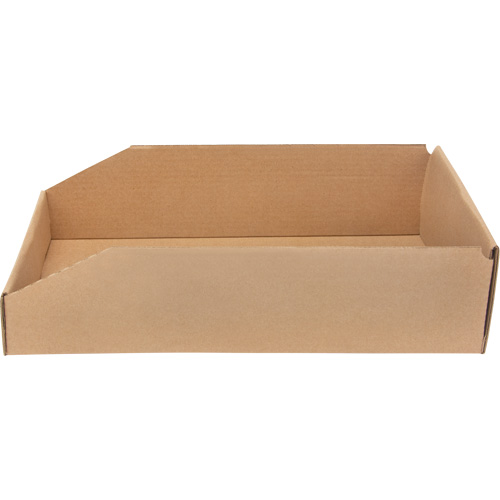 Boîtes profondes en carton ondul&eacute;, 9-3/4" la x 17-1/4" p x 4-1/2" h, Beige Northern Industrial Supply Inc.