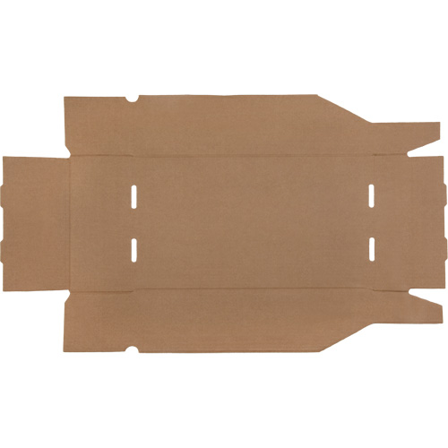 Boîtes profondes en carton ondul&eacute;, 9-3/4" la x 17-1/4" p x 4-1/2" h, Beige Northern Industrial Supply Inc.