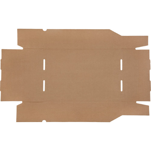 Boîtes profondes en carton ondul&eacute;, 11-3/4" la x 17-1/4" p x 4-1/2" h, Beige Northern Industrial Supply Inc.