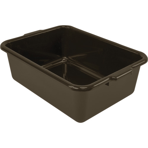 Bac d'entreposage tout usage &agrave; fond plat, 7" ha x 15" p x 21" lo, Plastique, Brun Northern Industrial Supply Inc.