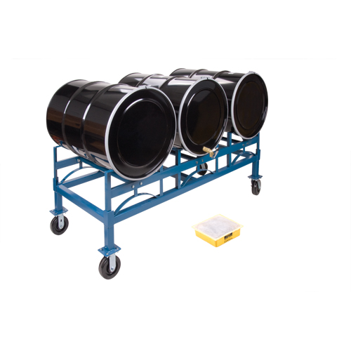 Porte-barils empilables, 3 barils, Capacit&eacute; de 2400 lb, 71-1/2" la x 30" p x 12-1/2" h Northern Industrial Supply Inc.