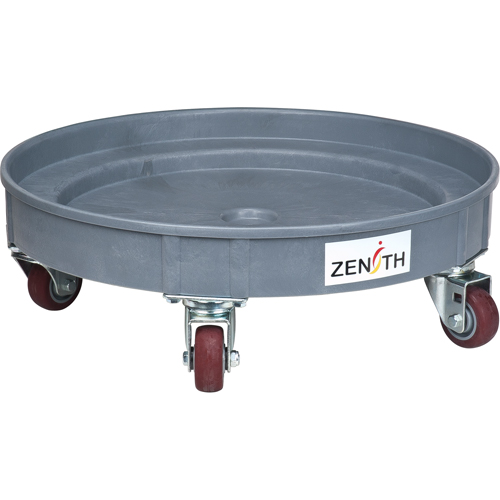 Socle roulant pour baril de confinement des fuites, 24,25" dia. X 7,625" h, Cap. de d&eacute;versement 1,5 gal. US Northern Industrial Supply Inc.