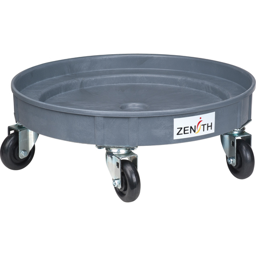Socle roulant pour baril de confinement des fuites, 24.25" dia. X 8,625" H, Cap. de d&eacute;versement 1,5 gal. US Northern Industrial Supply Inc.