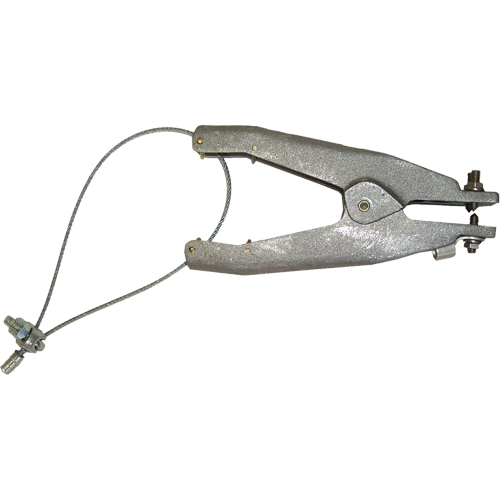 Prise de masse statique (s&eacute;rie GAT), Corps en Aluminium coul&eacute;, Pointe style cuvette en Laiton, 2 pointes style cuvette isol&eacute;es Configuration, 1-1/4" Ouverture max. Northern Industrial Supply Inc.