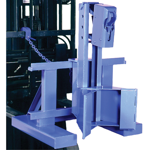 Manipulateur de barils MORSPEED 1500 pour chariot &eacute;l&eacute;vateur, Pour 55 gal. US (45 gal. imp.) Northern Industrial Supply Inc.