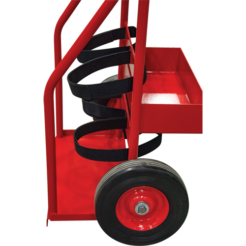 Hot Works Fire Prevention Cart, Semi-Pneumatic Wheels, 17.75" W x 8.9" L Base, 100 lbs. Northern Industrial Supply Inc.