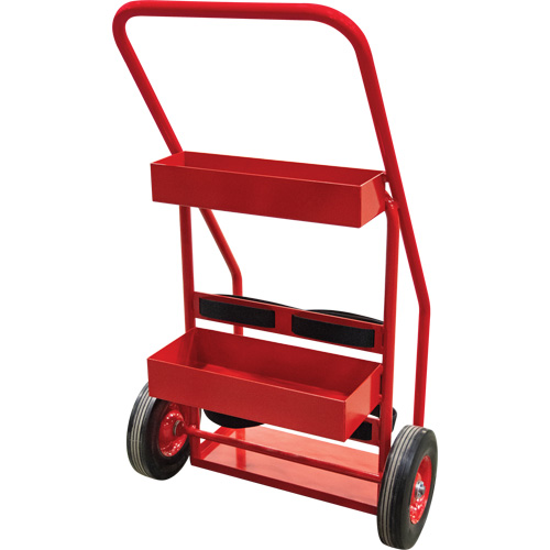 Hot Works Fire Prevention Cart, Semi-Pneumatic Wheels, 17.75" W x 8.9" L Base, 100 lbs. Northern Industrial Supply Inc.
