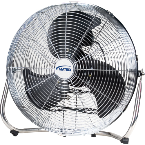High-Velocity Floor Fan, Commercial, 3 Speed, 18" Diameter Northern Industrial Supply Inc.