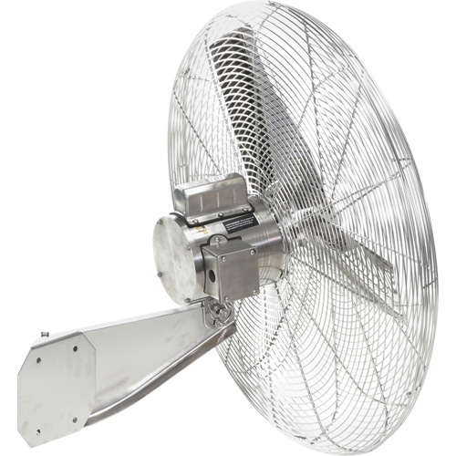 Stainless Steel Food Service Washdown Air Circulating Fans, Industrial, 1 Speed, 20" Diameter Northern Industrial Supply Inc.