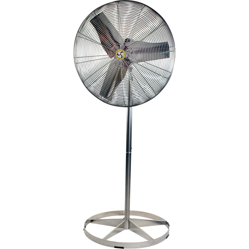 Stainless Steel Food Service Washdown Air Circulating Fans, Industrial, 1 Speed, 24" Diameter Northern Industrial Supply Inc.