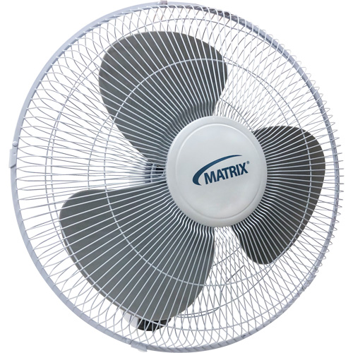 Wall Mount Oscillating Fan, Commercial, 3 Speed, 16" Diameter Northern Industrial Supply Inc.