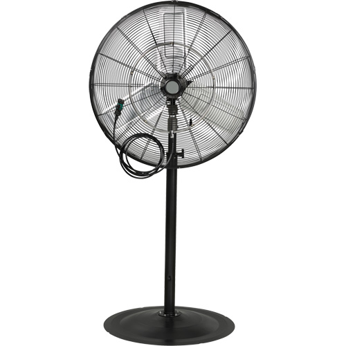 Ventilateur oscillant sur socle avec vaporisation &agrave; moteur &eacute;tanche &agrave; l'eau, Robuste, 3 Vitesses, Diam&egrave;tre de 30" Northern Industrial Supply Inc.