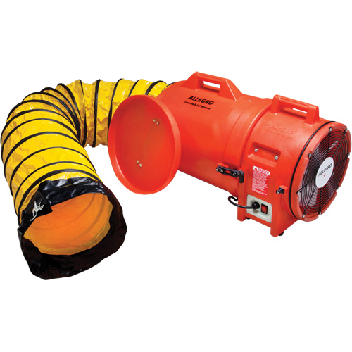 ALLEGRO INDUSTRIES Blower with Canister & Ducting, 1 HP, 1842 CFM Northern Industrial Supply Inc.