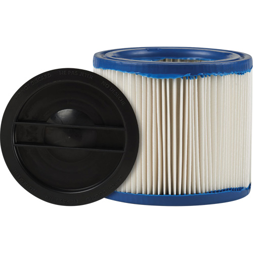 Petit filtre pour aspirateur pour d&eacute;bris secs/humides CleanStream Gore, Cartouche/Hepa, Pour 1 - 6 gal. US Northern Industrial Supply Inc.