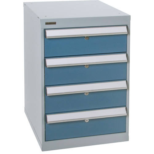 Four-Drawer Pedestal Workbench, 18" W x 21" D x 28" H Northern Industrial Supply Inc.